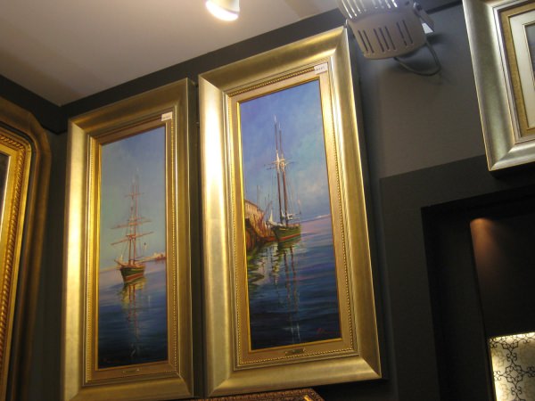 Корабли картина в раме
